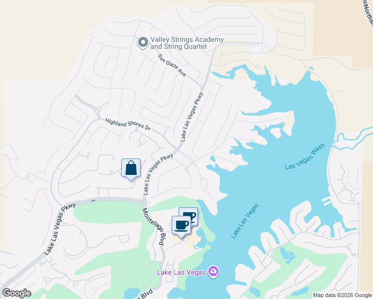 map of restaurants, bars, coffee shops, grocery stores, and more near 44 Moltrasio Lane in Henderson