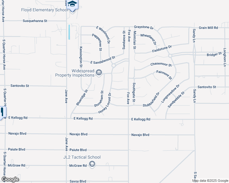 map of restaurants, bars, coffee shops, grocery stores, and more near 4861 Ridgewood Drive in Pahrump