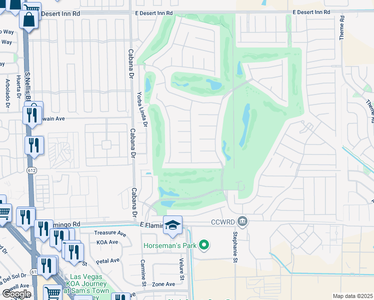 map of restaurants, bars, coffee shops, grocery stores, and more near 5604 Wedge Court in Las Vegas