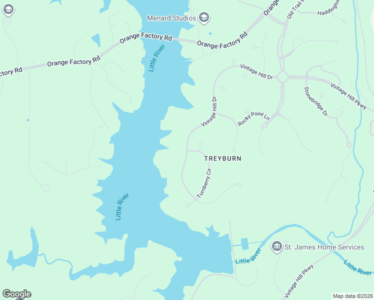 map of restaurants, bars, coffee shops, grocery stores, and more near 2399 Vintage Hill Drive in Durham