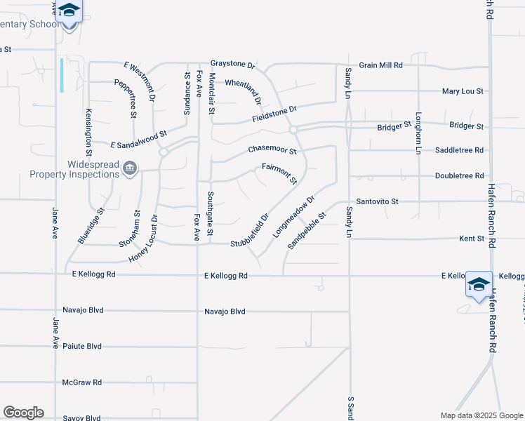 map of restaurants, bars, coffee shops, grocery stores, and more near 6790 Stubblefield Drive in Pahrump