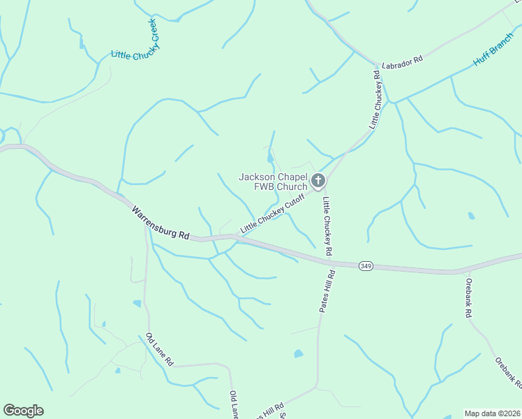map of restaurants, bars, coffee shops, grocery stores, and more near 65 Little Chuckey Cutoff in Mosheim