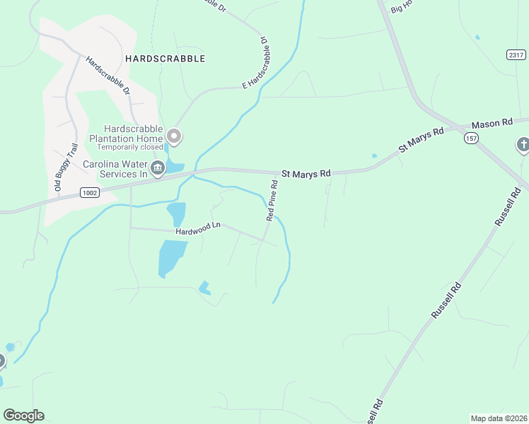 map of restaurants, bars, coffee shops, grocery stores, and more near 2719 Red Pine Road in Hillsborough