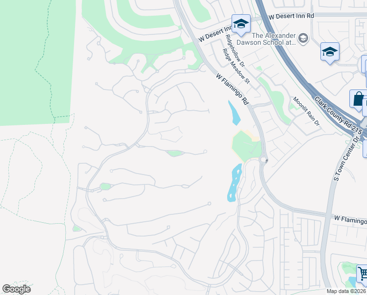 map of restaurants, bars, coffee shops, grocery stores, and more near 28 Painted Feather Way in Las Vegas
