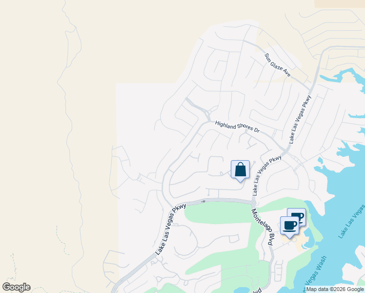 map of restaurants, bars, coffee shops, grocery stores, and more near 50 Portezza Drive in Henderson