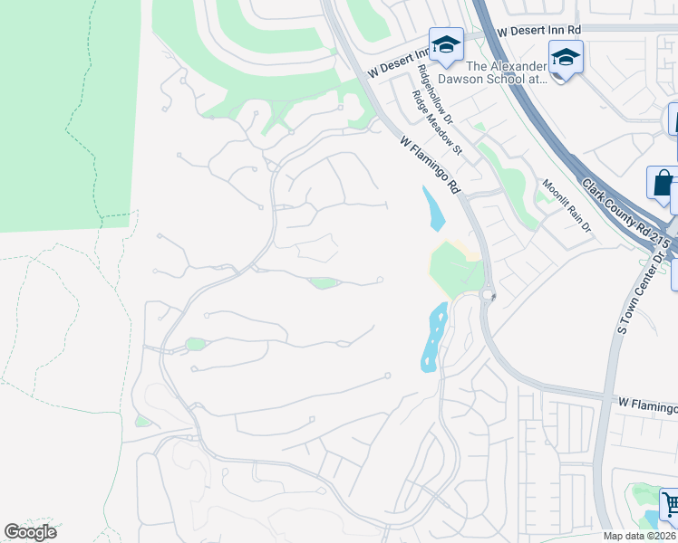 map of restaurants, bars, coffee shops, grocery stores, and more near 28 Painted Feather Way in Las Vegas