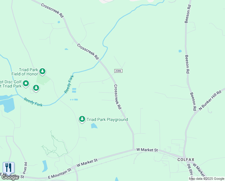 map of restaurants, bars, coffee shops, grocery stores, and more near 8900 Seacrest Drive in Kernersville
