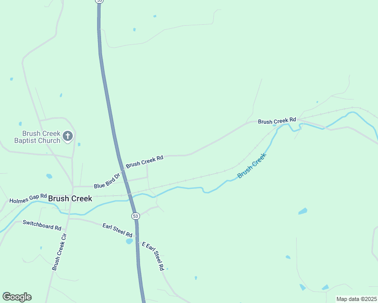 map of restaurants, bars, coffee shops, grocery stores, and more near 39 Brush Creek Road in Brush Creek