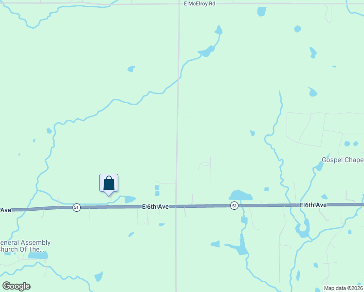 map of restaurants, bars, coffee shops, grocery stores, and more near South Prairie Road in Stillwater
