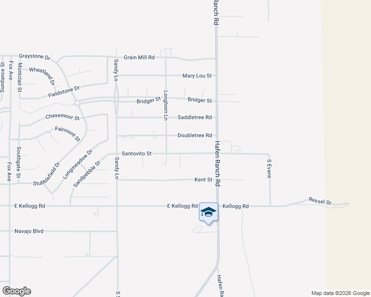 map of restaurants, bars, coffee shops, grocery stores, and more near 5840 Santovito Street in Pahrump