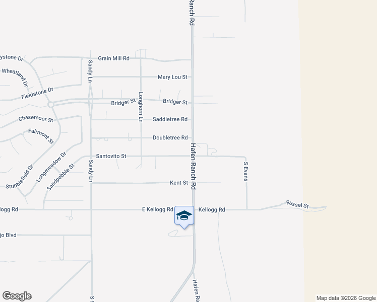 map of restaurants, bars, coffee shops, grocery stores, and more near 5980 Santovito Street in Pahrump
