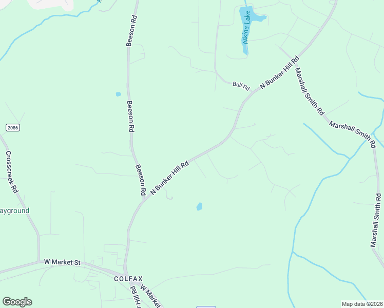 map of restaurants, bars, coffee shops, grocery stores, and more near 201-217 State Road 2007 in Colfax