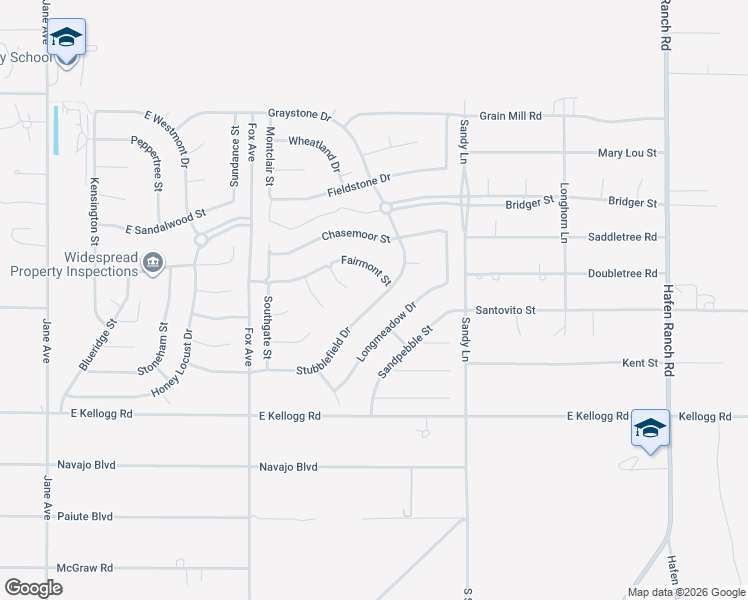 map of restaurants, bars, coffee shops, grocery stores, and more near 6740 Stubblefield Drive in Pahrump