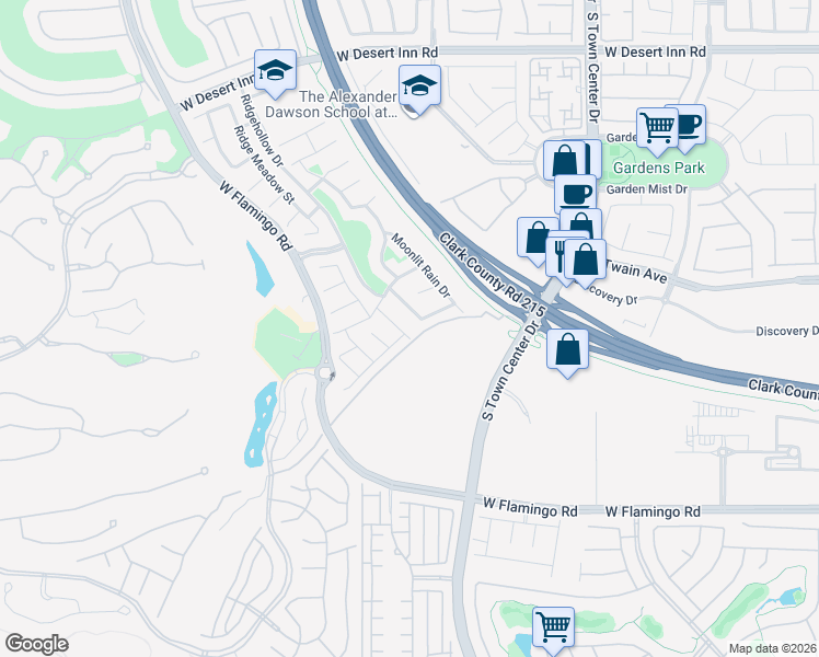 map of restaurants, bars, coffee shops, grocery stores, and more near 3729 Fading Sun Street in Las Vegas