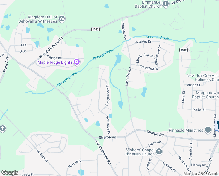 map of restaurants, bars, coffee shops, grocery stores, and more near 1755 Longshadow Drive in Burlington