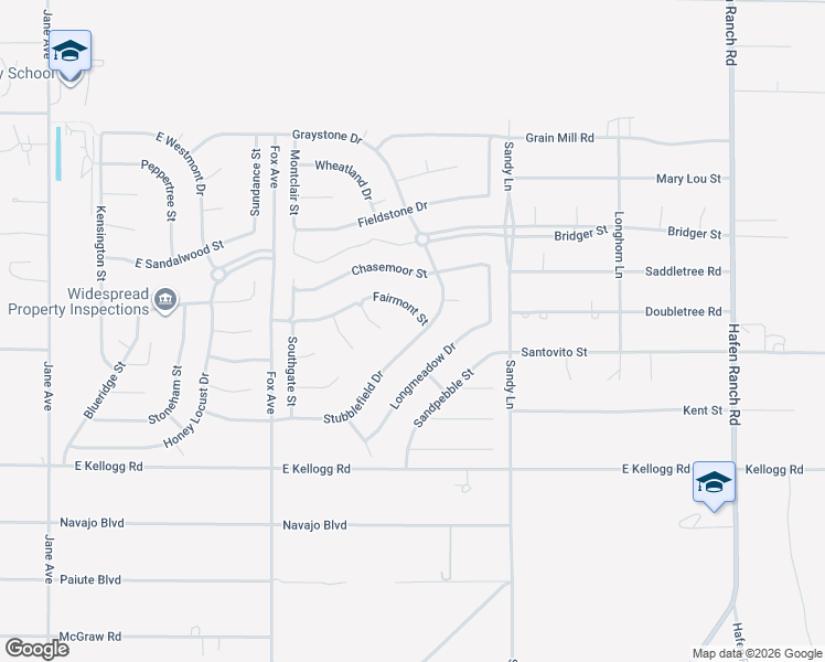map of restaurants, bars, coffee shops, grocery stores, and more near 6730 Stubblefield Drive in Pahrump