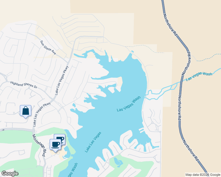 map of restaurants, bars, coffee shops, grocery stores, and more near 40 Via Mantova in Henderson