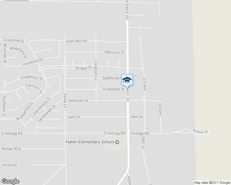 map of restaurants, bars, coffee shops, grocery stores, and more near 5901 Doubletree Road in Pahrump
