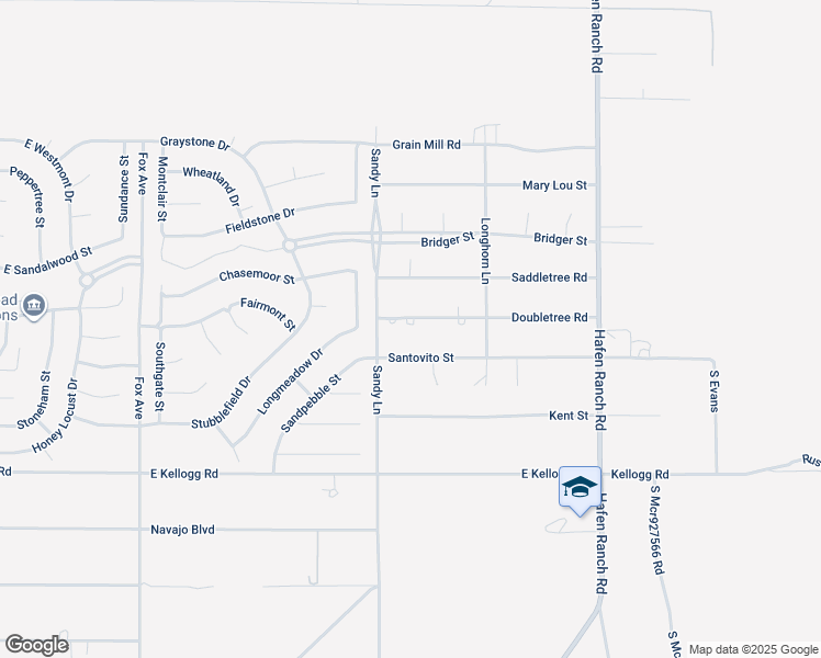 map of restaurants, bars, coffee shops, grocery stores, and more near 5561 Doubletree Road in Pahrump