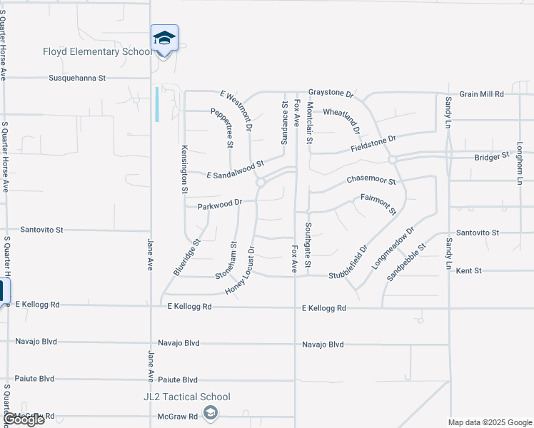 map of restaurants, bars, coffee shops, grocery stores, and more near 4880 Marywood Court in Pahrump