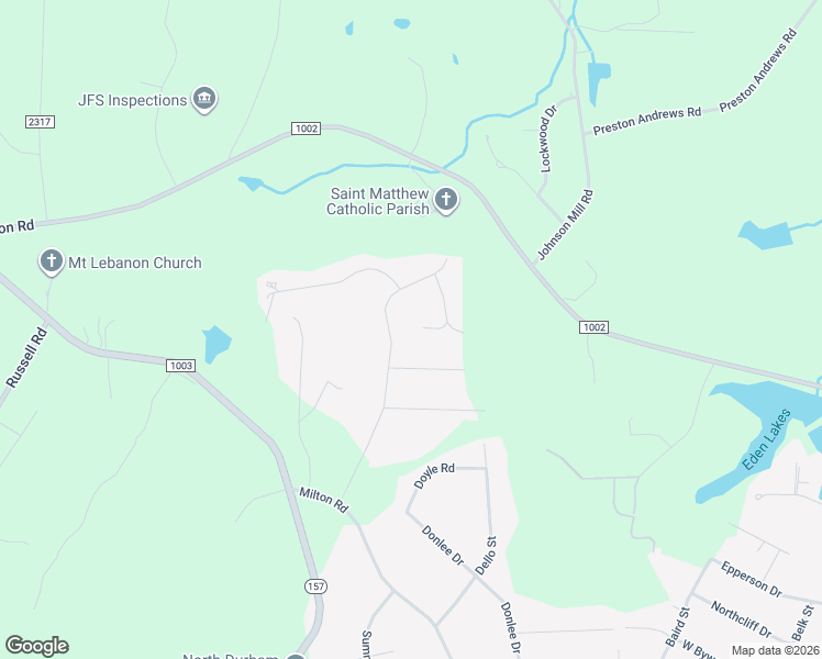 map of restaurants, bars, coffee shops, grocery stores, and more near 115 Jasmine Place in Durham