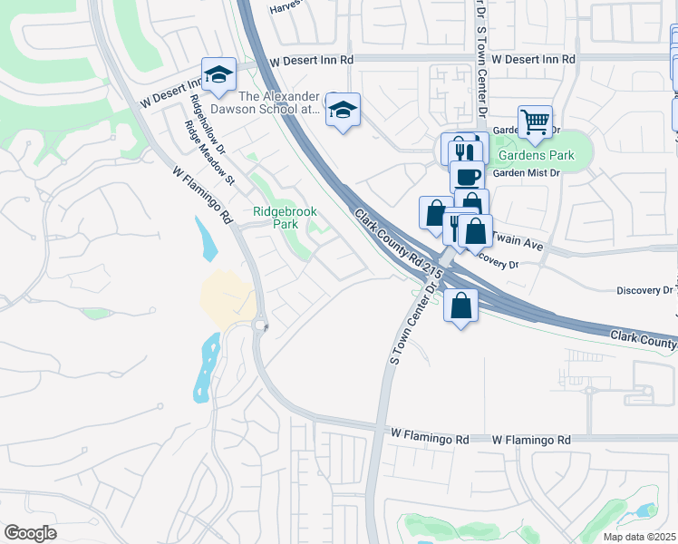 map of restaurants, bars, coffee shops, grocery stores, and more near 3744 Fading Sun Street in Las Vegas