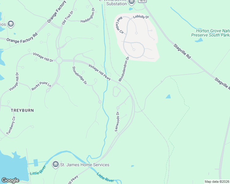 map of restaurants, bars, coffee shops, grocery stores, and more near 21 Grandwood Circle in Durham