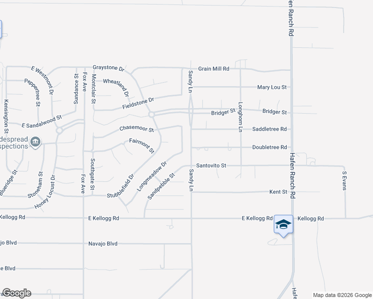 map of restaurants, bars, coffee shops, grocery stores, and more near 6671 White Eagle Drive in Pahrump