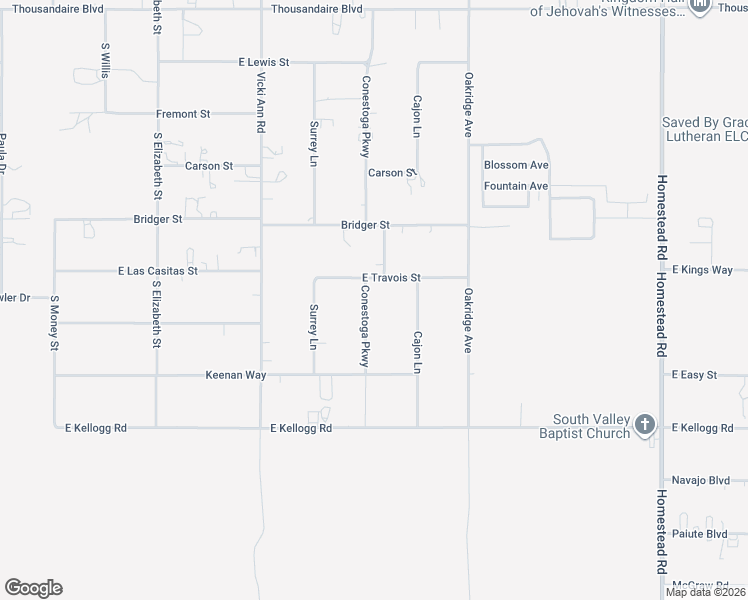 map of restaurants, bars, coffee shops, grocery stores, and more near 6691 Conestoga Parkway in Pahrump