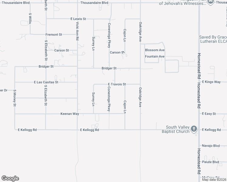 map of restaurants, bars, coffee shops, grocery stores, and more near 6691 Conestoga Parkway in Pahrump