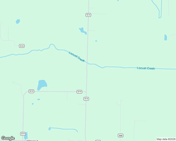 map of restaurants, bars, coffee shops, grocery stores, and more near New Friendship Road in Paragould
