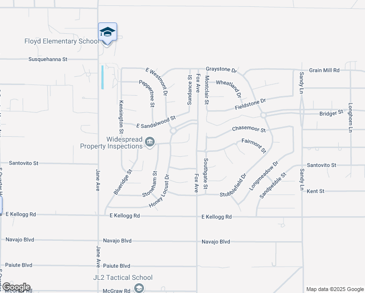 map of restaurants, bars, coffee shops, grocery stores, and more near 4911 East Parkwood Drive in Pahrump