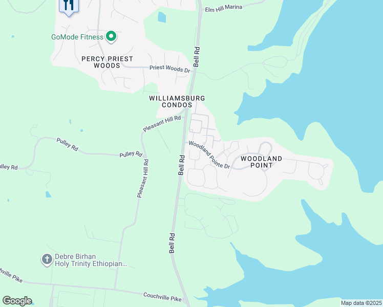 map of restaurants, bars, coffee shops, grocery stores, and more near 29 Fawn Creek Pass in Nashville