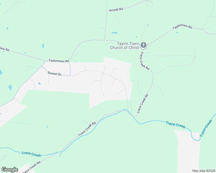 map of restaurants, bars, coffee shops, grocery stores, and more near 611 South Evening Shade in White Bluff
