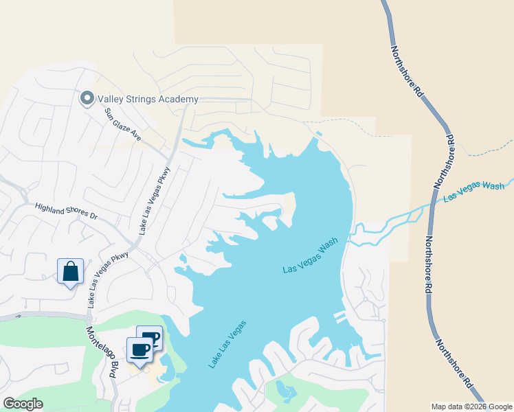 map of restaurants, bars, coffee shops, grocery stores, and more near 27 Vía Mira Monte in Henderson