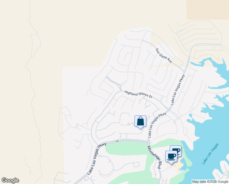 map of restaurants, bars, coffee shops, grocery stores, and more near 66 Sun Lily Lane in Henderson