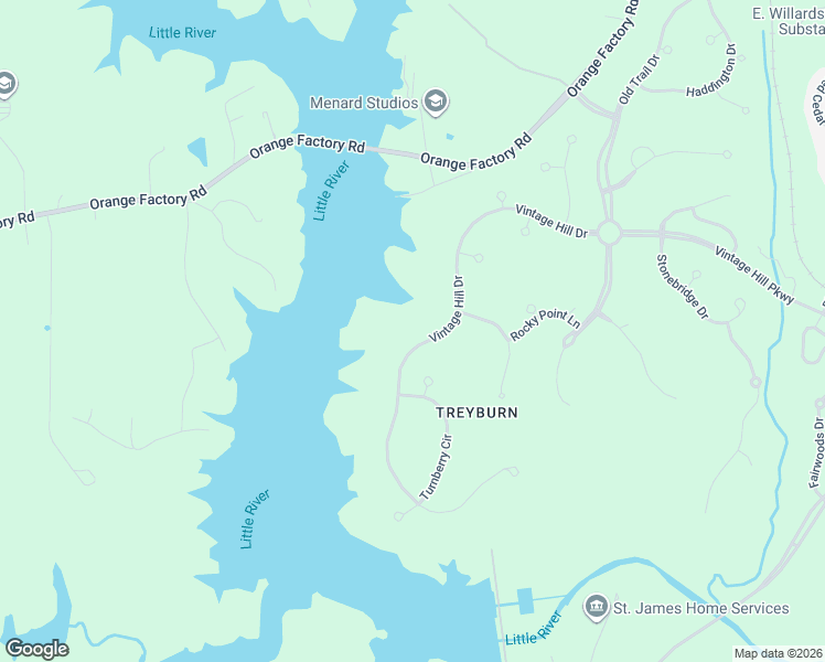 map of restaurants, bars, coffee shops, grocery stores, and more near 2307-2399 Vintage Hill Drive in Durham