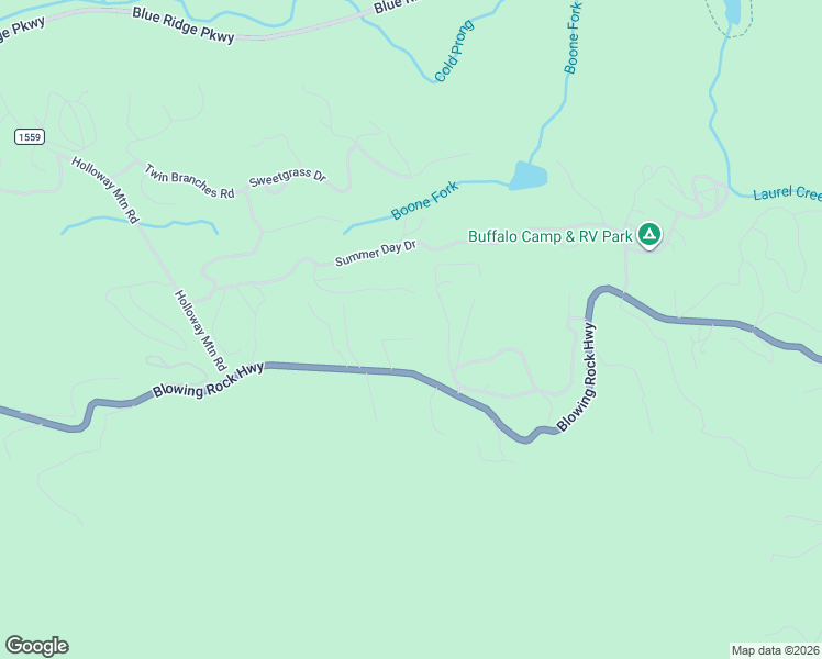 map of restaurants, bars, coffee shops, grocery stores, and more near 218 Countryside Lane in Blowing Rock