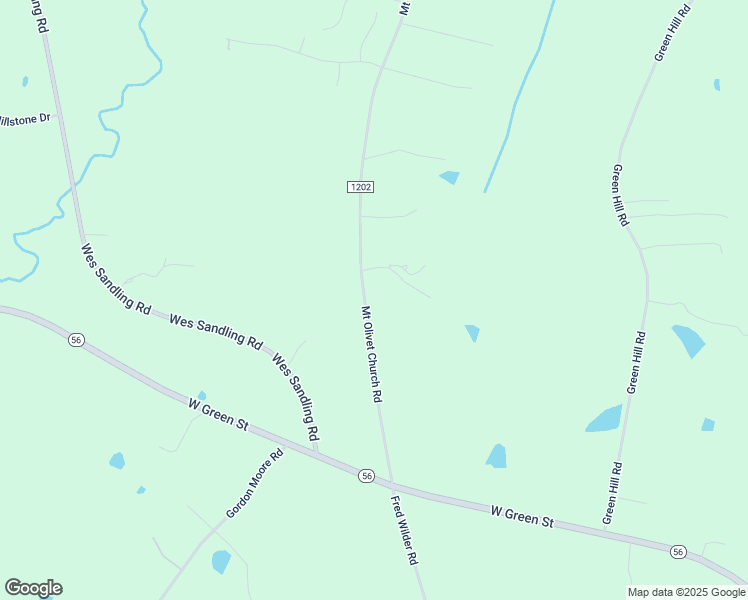 map of restaurants, bars, coffee shops, grocery stores, and more near 288 Mount Olivet Church Road in Franklinton