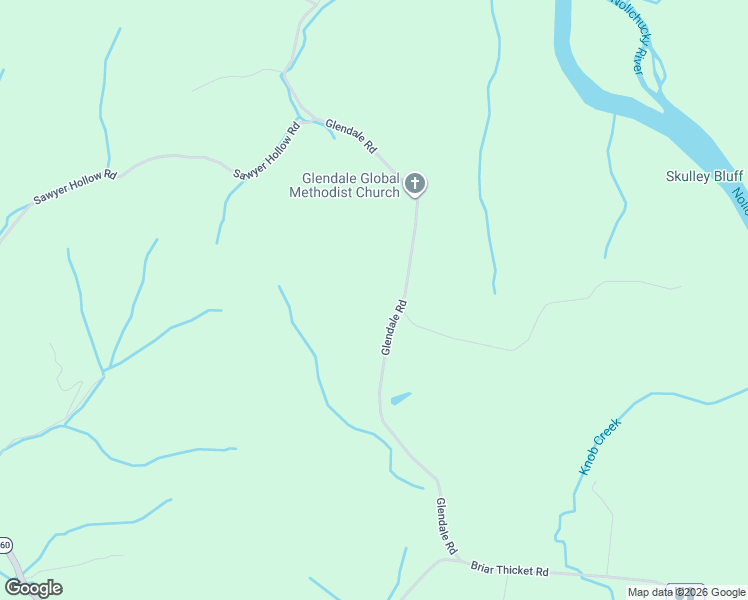 map of restaurants, bars, coffee shops, grocery stores, and more near 3259 Glendale Road in Bybee