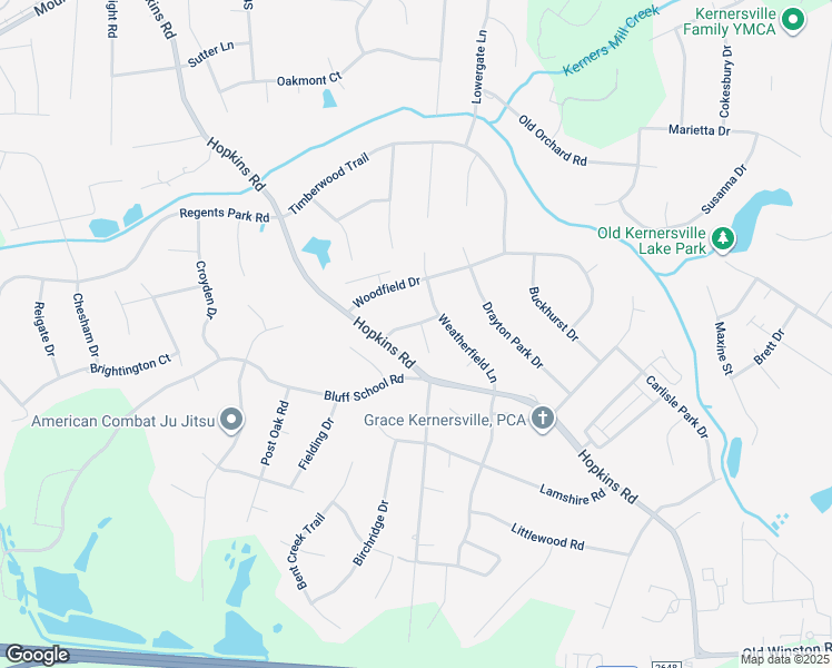 map of restaurants, bars, coffee shops, grocery stores, and more near 6008 Ashley Park Drive in Kernersville