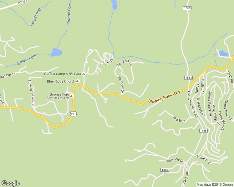 map of restaurants, bars, coffee shops, grocery stores, and more near 4908 U.S. 221 in Blowing Rock