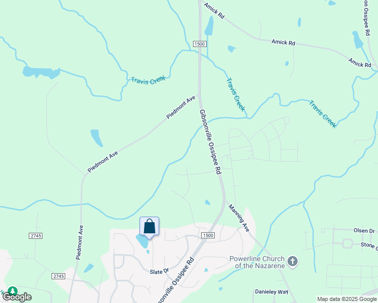 map of restaurants, bars, coffee shops, grocery stores, and more near 161 Dolomite Drive in Gibsonville