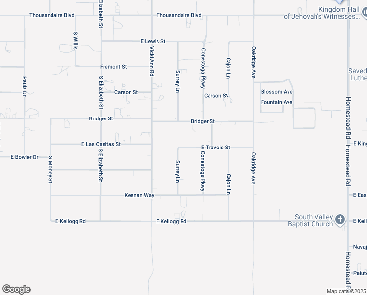 map of restaurants, bars, coffee shops, grocery stores, and more near 2160 E Travois St in Pahrump