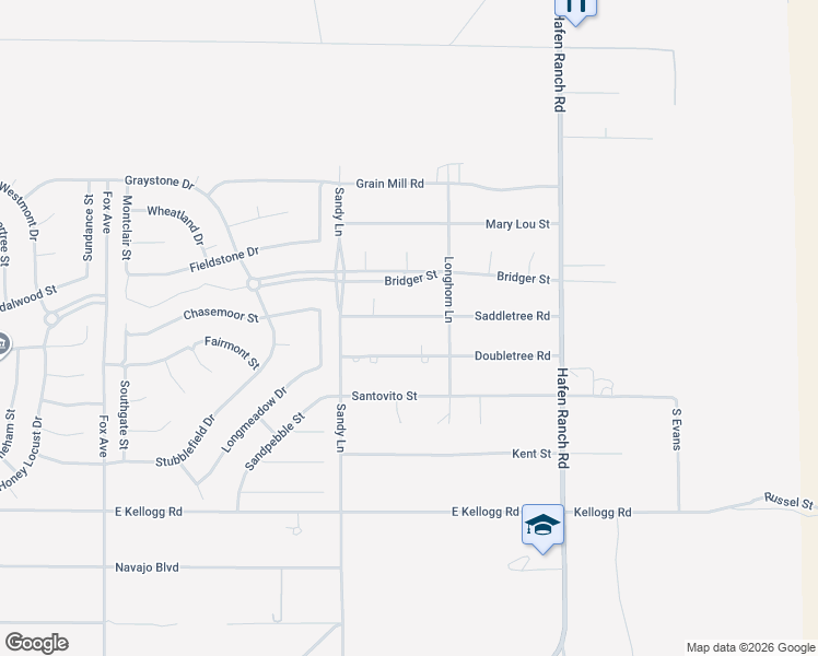 map of restaurants, bars, coffee shops, grocery stores, and more near 5641 Saddletree Road in Pahrump