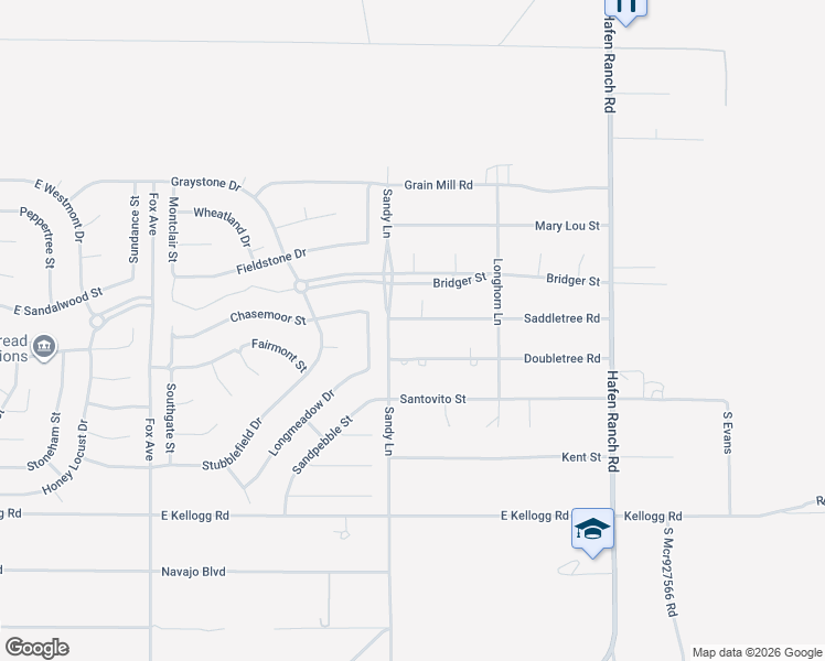 map of restaurants, bars, coffee shops, grocery stores, and more near 5541 Saddletree Road in Pahrump