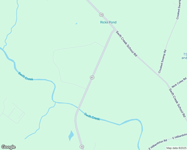 map of restaurants, bars, coffee shops, grocery stores, and more near 14913 North Carolina 43 in Whitakers