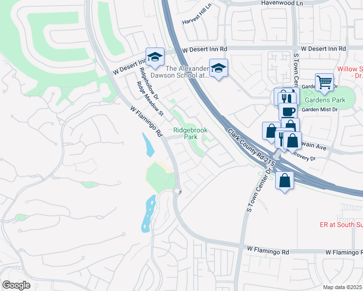 map of restaurants, bars, coffee shops, grocery stores, and more near 11067 Caramel Crest Court in Las Vegas