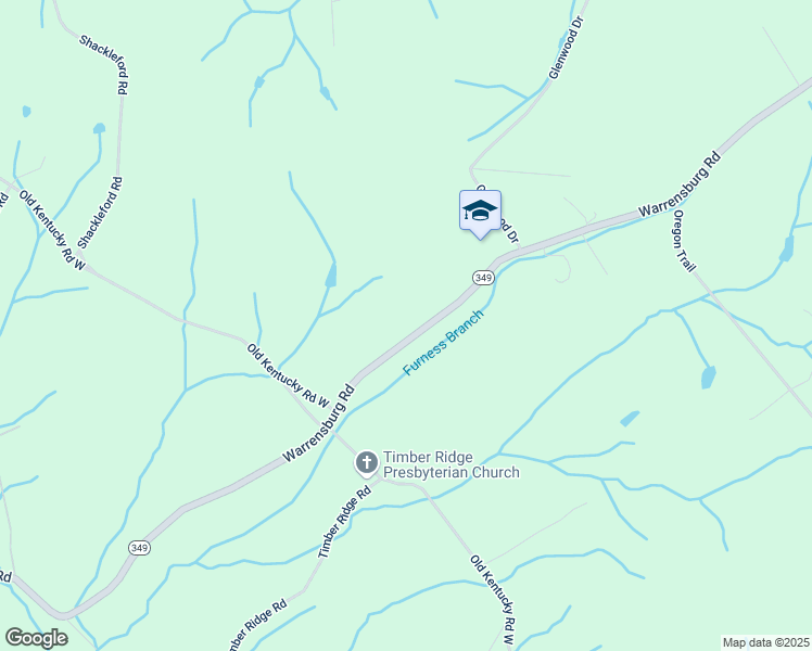 map of restaurants, bars, coffee shops, grocery stores, and more near 4110 Warrensburg Road in Greeneville