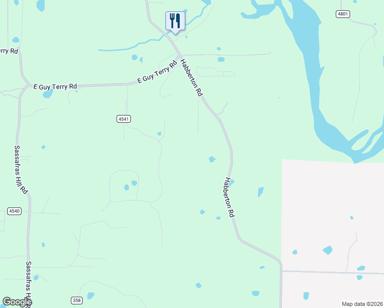 map of restaurants, bars, coffee shops, grocery stores, and more near 18003 Habberton Road in Springdale